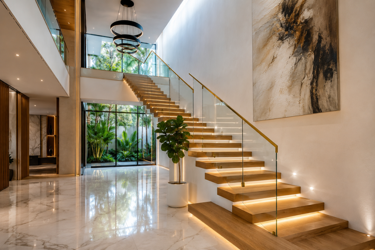 Modern Staircase Design Ideas for Stylish Homes