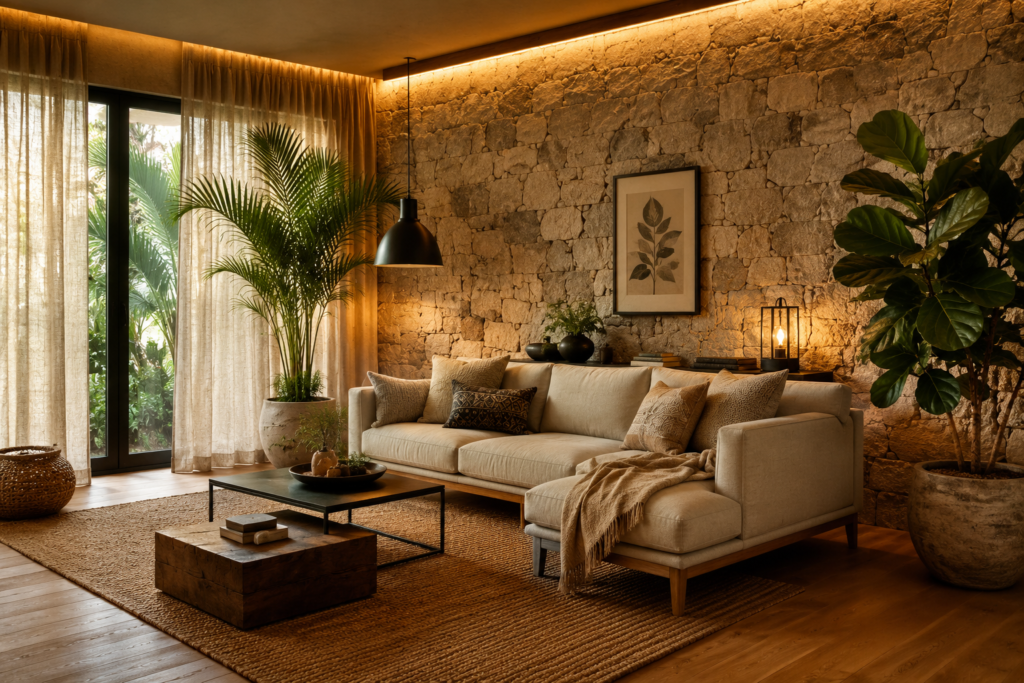rustic modern interior design