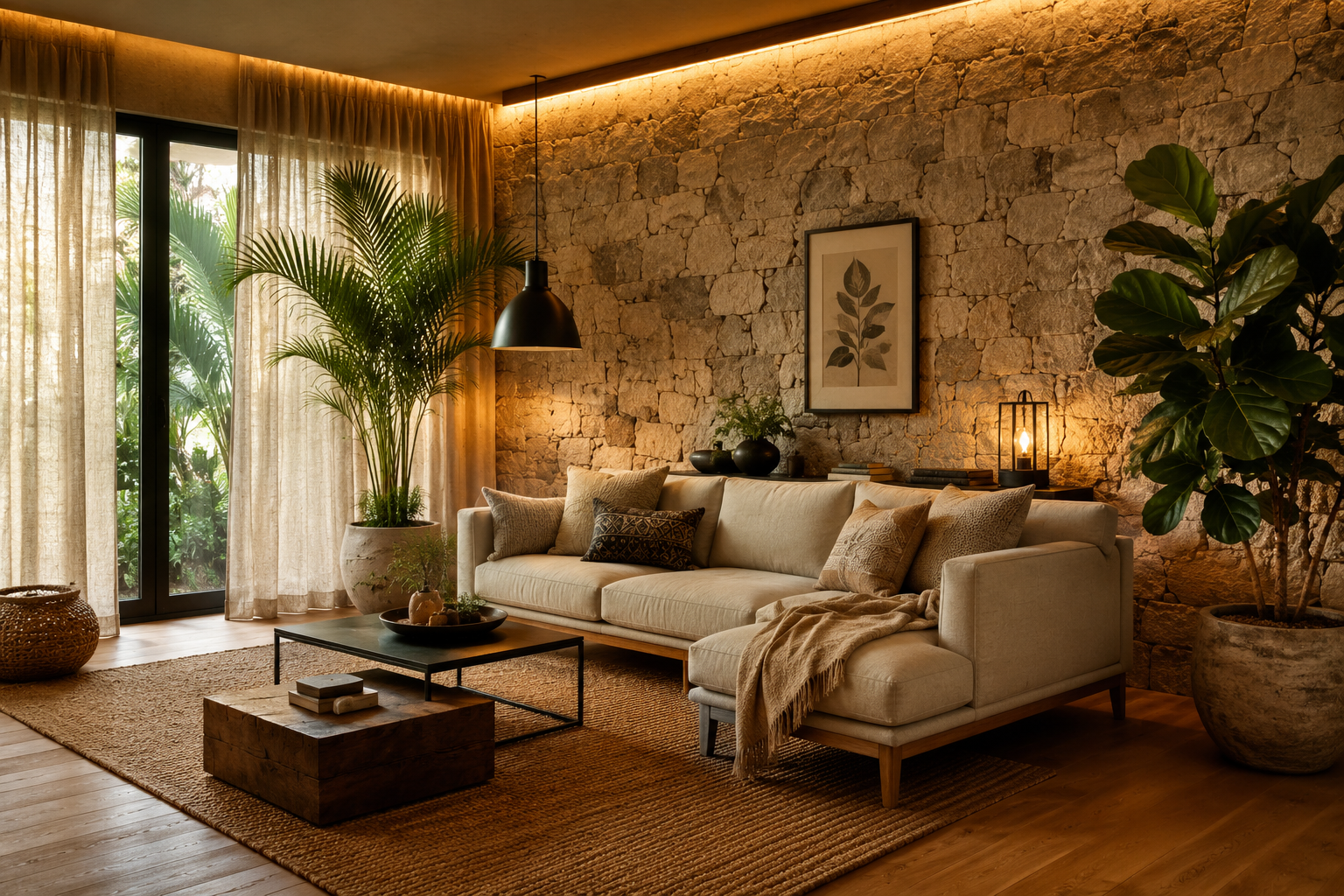 rustic modern interior design