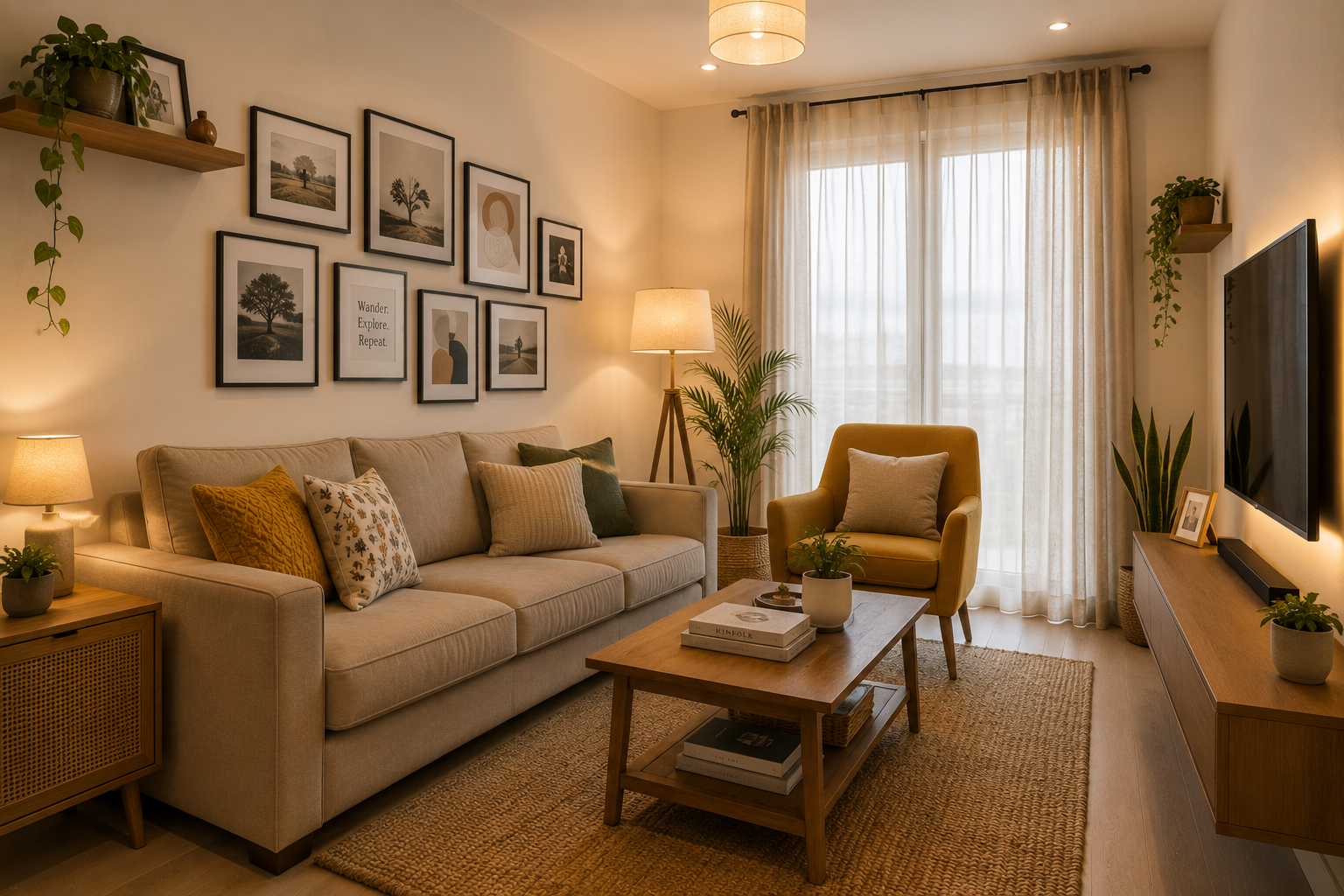Living room design ideas on a budget