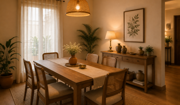 Simple and calm interior design for Indian homes