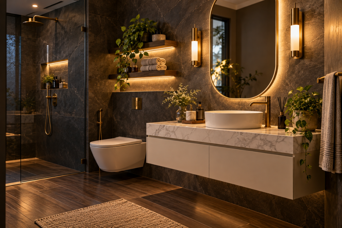 Stylish bathroom tile and vanity design ideas for modern homes